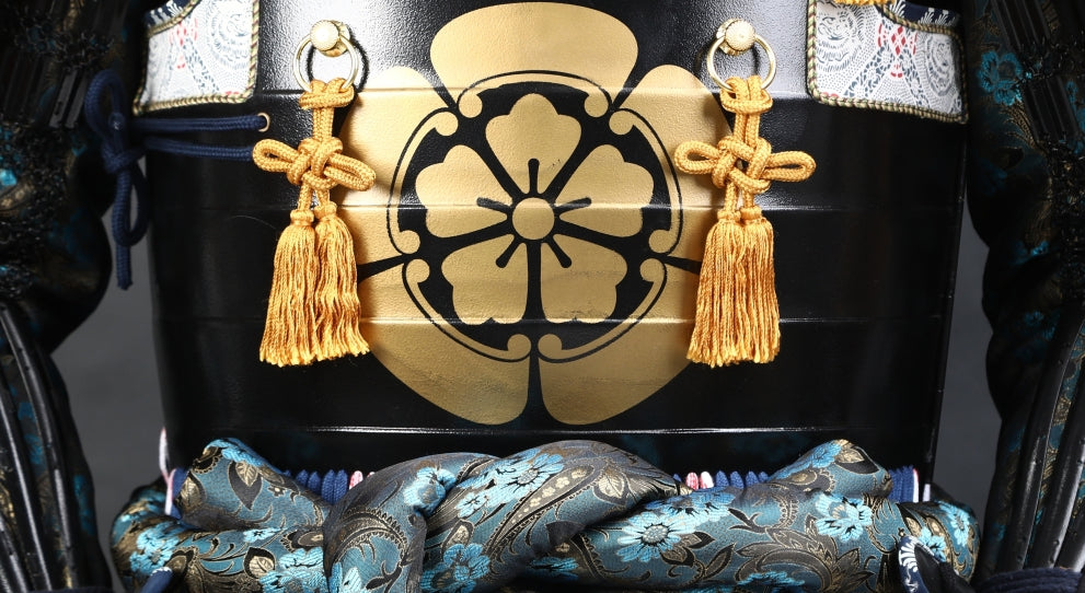 Handmade Oda Clan Black & Blue Samurai Armor–Sengoku Era Glory Revived
