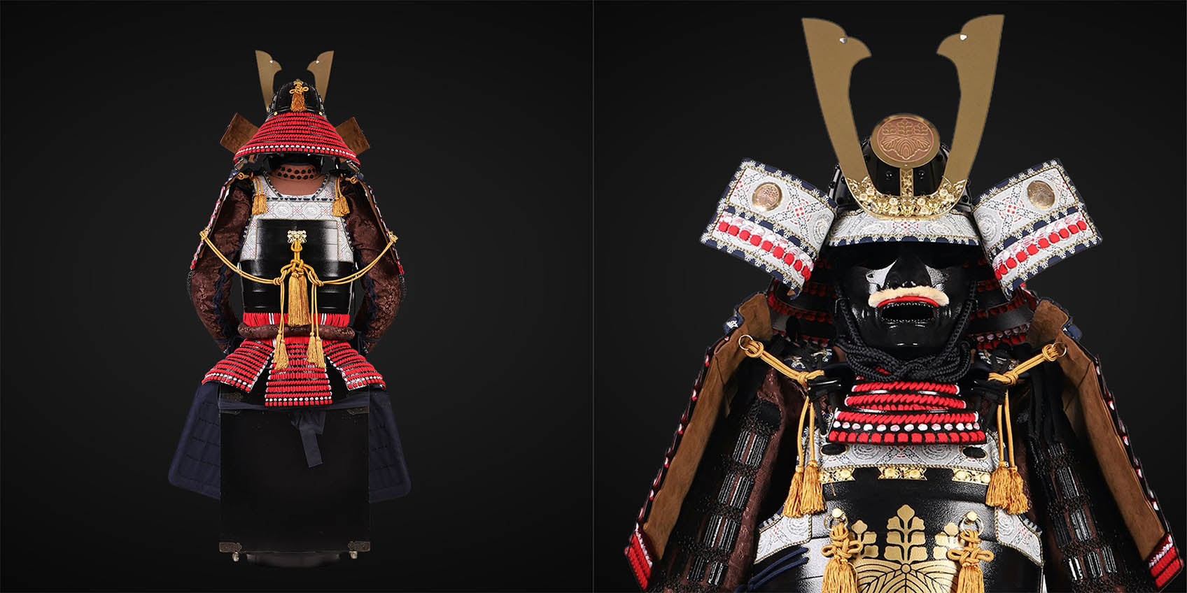 Rote Samurai-Rüstung des Toyotomi-Clans: Eine Hommage an Japans Sengoku-Helden