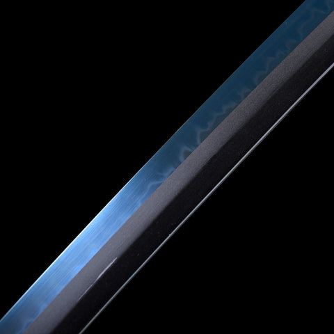Anime sword demon slayer characters Giyuu Tomioka Nichirin Sword T10 Steel Clay Battle Ready Hand Sharpening QQ-1429-U COOLKATANA 5