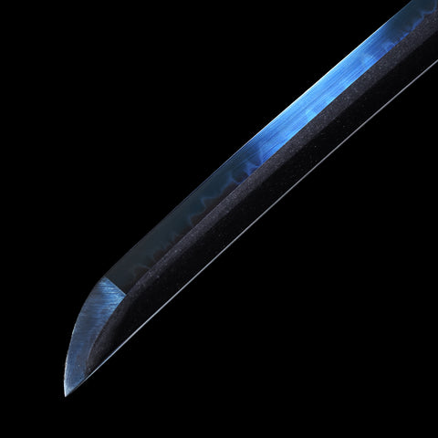 Anime sword demon slayer characters Giyuu Tomioka Nichirin Sword T10 Steel Clay Battle Ready Hand Sharpening QQ-1429-U COOLKATANA 6