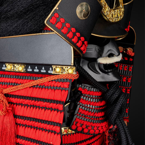 Life-Size Samurai Yoroi Modeled After Armor of God Movie Aesthetic

