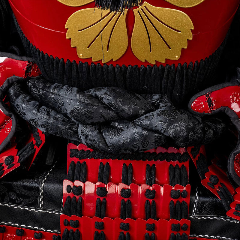 Handgefertigte lebensgroße Samurai-Rüstung des Sanada Nobuyuki-Clans – 