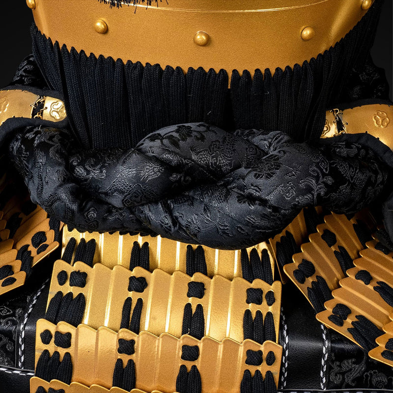 Handmade Life Sized Golden Japanese Samurai Armor Yoroi and Custom Fit 