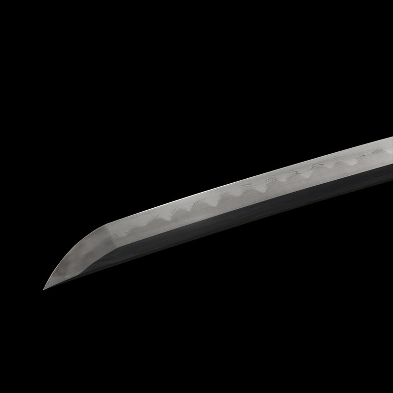 Hand Forged Anime Bleach Rukia's Katana Sword Sode No Shirayuki Honsanmai Clay Tempered Mirrorlike Blade 