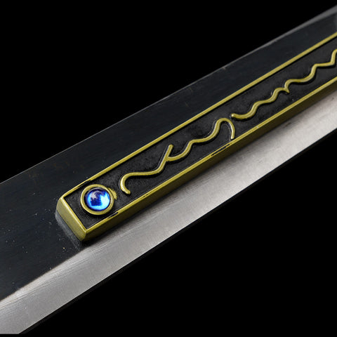 One Piece Mihawk Yoru black sword with scabbard