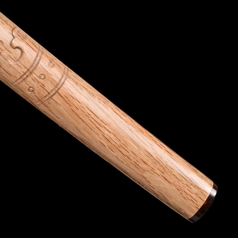 Dragon Scales T10 Forged Katana with Genuine Ray Skin & Gold-Silver Fittings 