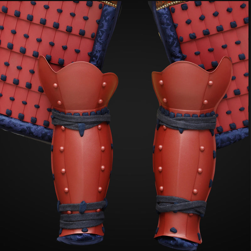 Handmade Tokugawa Clan Black & Blue Samurai Armor with Kuro Kuwagata H 