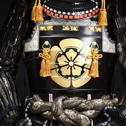 Life-size samurai armor, embodying the durability of Fallout powered armor.

