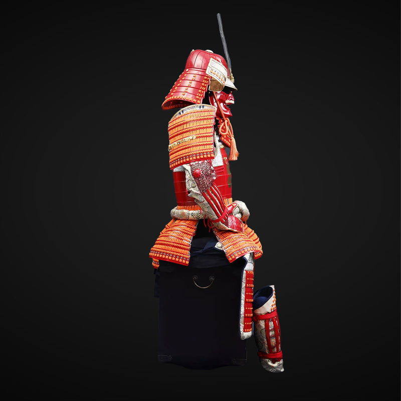 Handgefertigte lebensgroße rote Samurai-Rüstung für Yukimura Sanada mi 