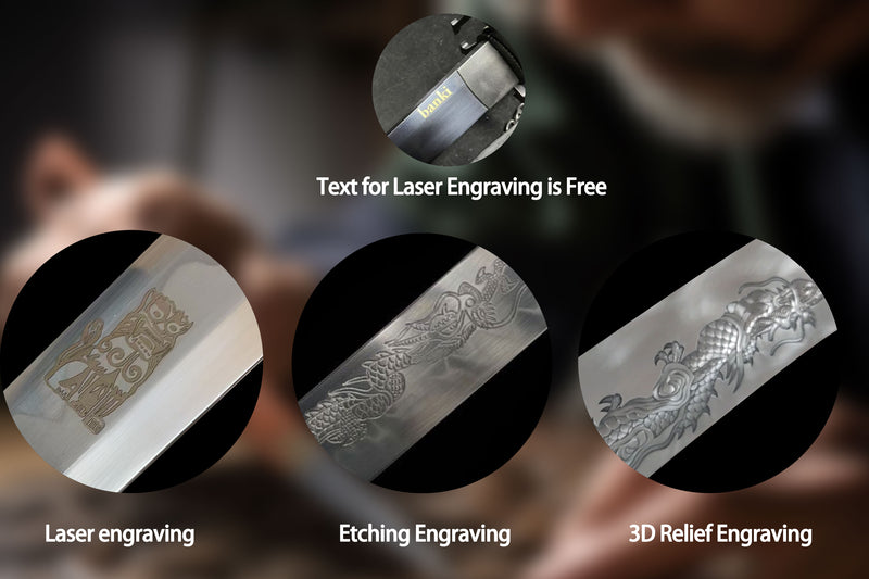 Custom Katana Pattern Design Service - Lacquer Painting & Engraving Available 