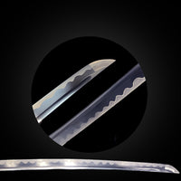 Spring Steel with Hamon Line Sticker Applicator Grinder