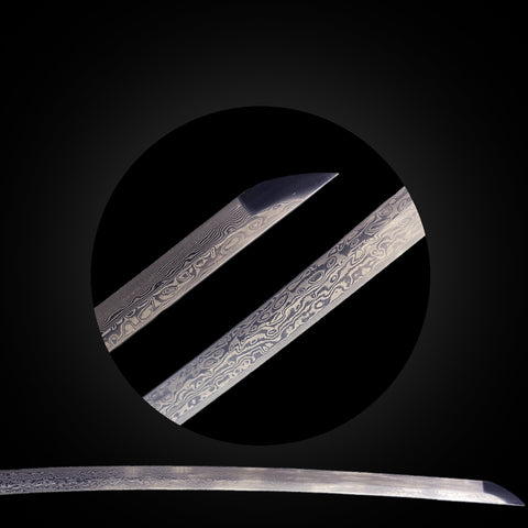 ​samurai sword custom Damascus Steel-QQhgw280-COOLKATANA