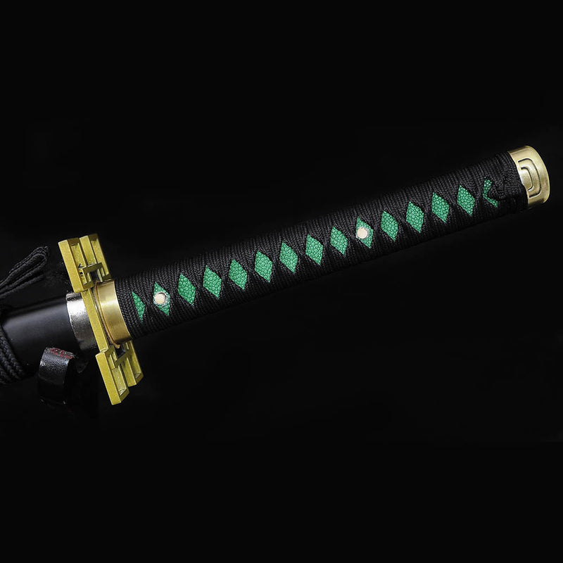 Hand-Forged Tokitou Muichirou Katana Replica – Demon Slayer Anime Swor 
