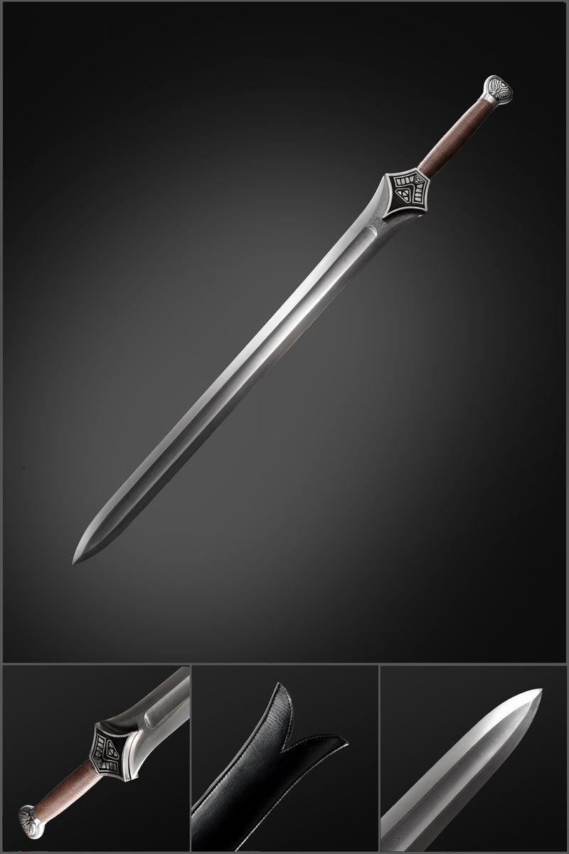 Hand-Forged Conan Mother’s Sword Replica – Damascus Steel Movie Sword 