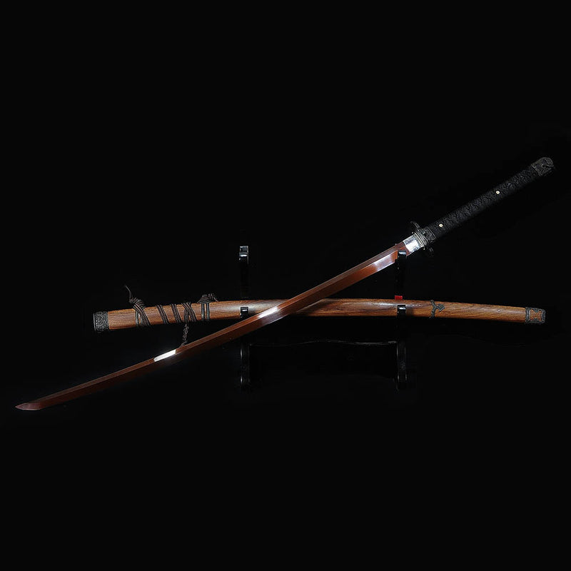 Handmade Sekiro Shadows Die Twice Red Blade Katana Replica 