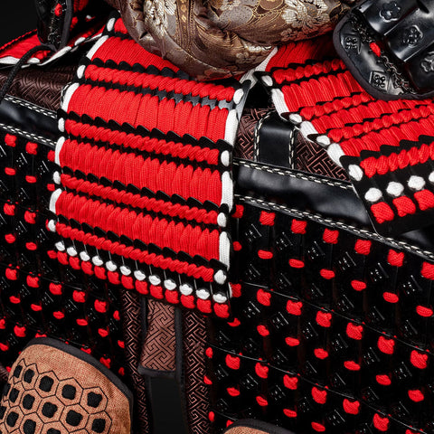 Dog armor design references, ensuring that the Oda Clan armor offers not only warrior protection but also symbolizes loyalty and strength, similar to protective armor for a companion.

