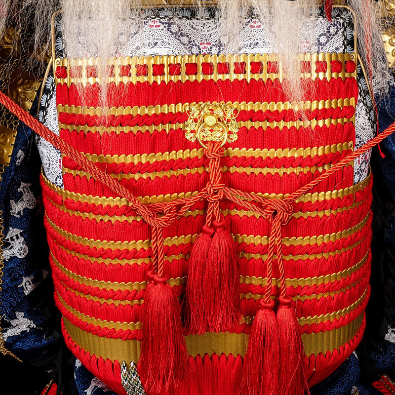 Handmade Life Size Yoroi,Takeda Clan Red Japanese Samurai Armor 