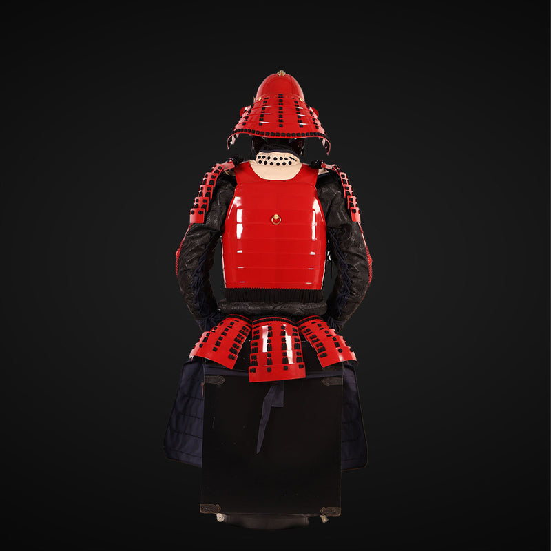 Handgemachte Yoroi des Takeda-Clans in Lebensgröße, japanische Samurai 