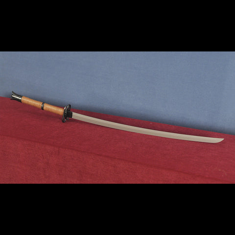 Cyberpunk Samurai Sword – 1095 Steel Blade with Titanium Finish -sgl1470U-COOLKATANA