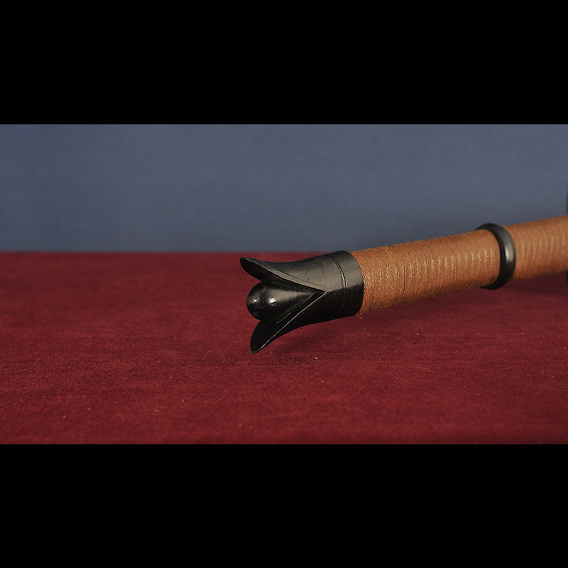 Kaufen Sie die Cyberpunk 2077 Katana-Replik – handgeschmiedeter 1095-Stahl mit Ti-Beschichtung 