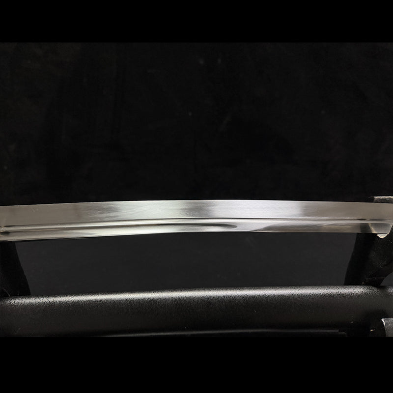 Handgeschmiedetes japanisches Samurai-Katana-Schwert aus Manganstahl,  