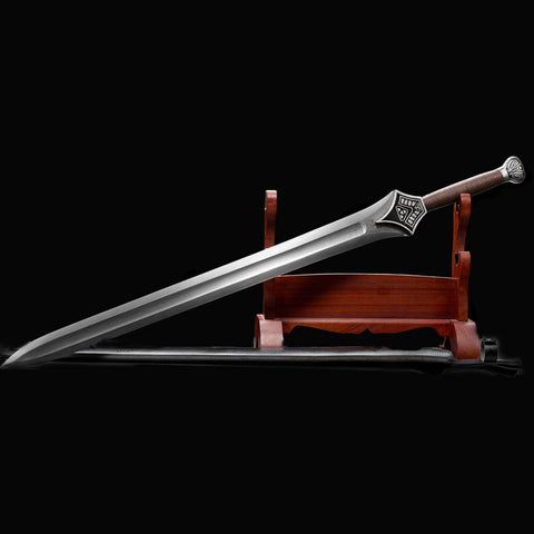 Complete Conan Mother’s Sword set featuring the sword, storage box, sword bag, and spare mekugi pins for collectors. -sgl1435U-COOLKATANA