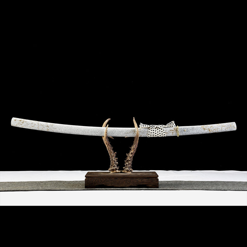 Ghost of Yotei Dark Night Golden Katana 1060 Carbon Steel Sword 