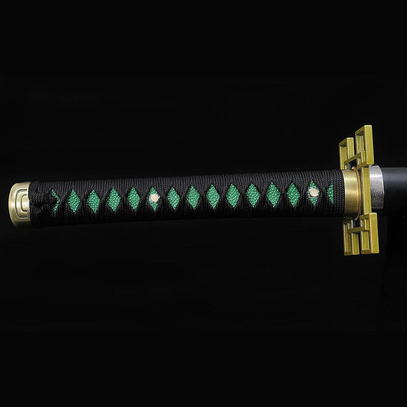 Hand-Forged Tokitou Muichirou Katana Replica – Demon Slayer Anime Swor 