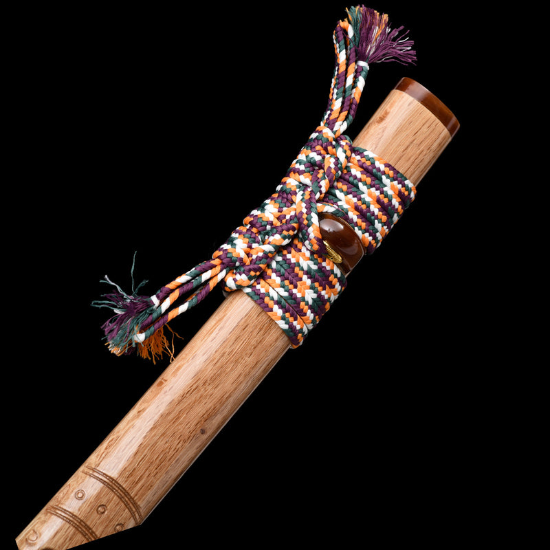 Dragon Scales T10 Forged Katana with Genuine Ray Skin & Gold-Silver Fittings 