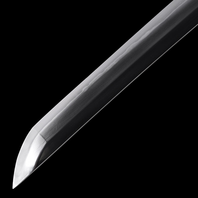 Dragon Scales T10 Forged Katana with Genuine Ray Skin & Gold-Silver Fittings 