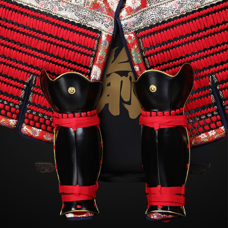 Handmade Life-Size Minamoto no Yoshitsune Samurai Armor, Yoroi with He 