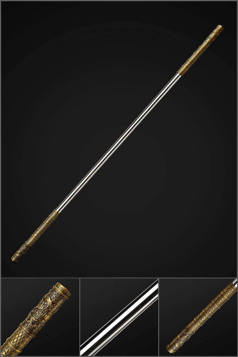 Replik des Ruyi-Jingu-Bang-Stabs von Sun Wukong – 150 cm, Edelstahl mi 