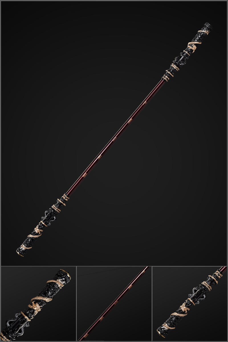 Black Myth Wukong Ruyi Jingu Bang Replica 180cm Staff of Sun Wukong 