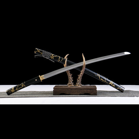 Ghost of Yotei Dark Night Golden katana QQ-0273U