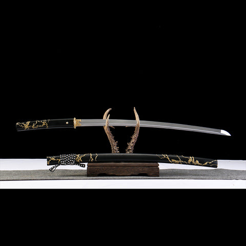 Ghost of Yotei Soul Dark Night Golden sword collectible katana QQ-0273U