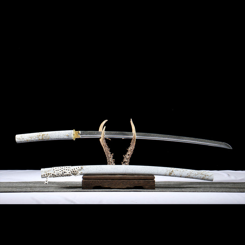 Ghost of Yotei Atsu Katana | Damascus Steel Samurai Sword 