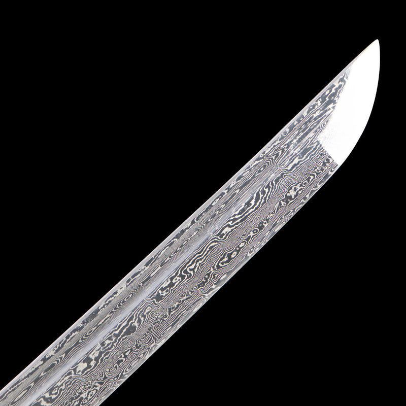 Ghost of Yotei Atsu Katana | Damascus Steel Samurai Sword 