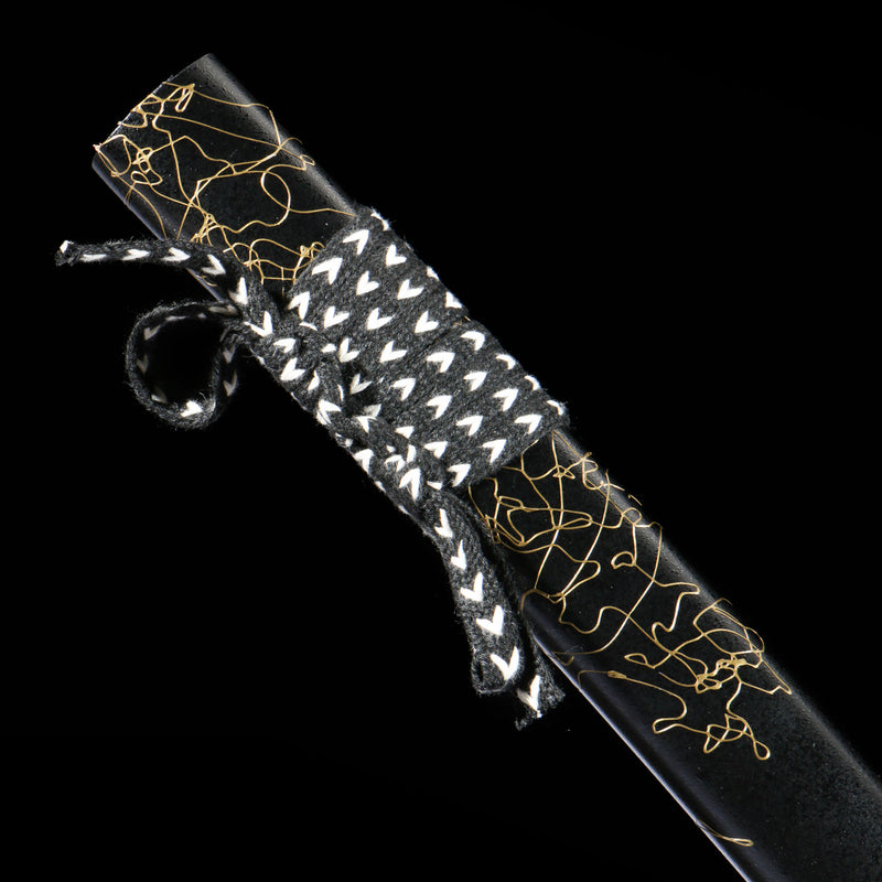 Ghost of Yotei Atsu Katana | Damascus Steel Samurai Sword 