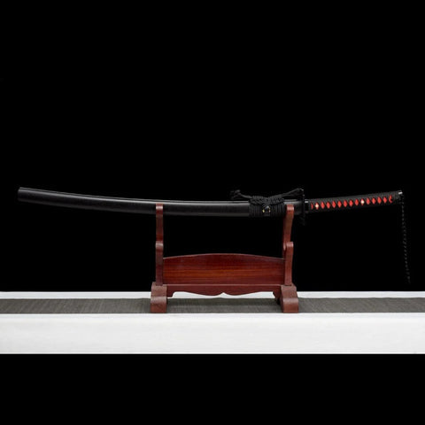 anime sword zangetsu ichigo bankai sword Black Blade 1060 carbon steel bleach ichigo kurosaki-SL-1420 2