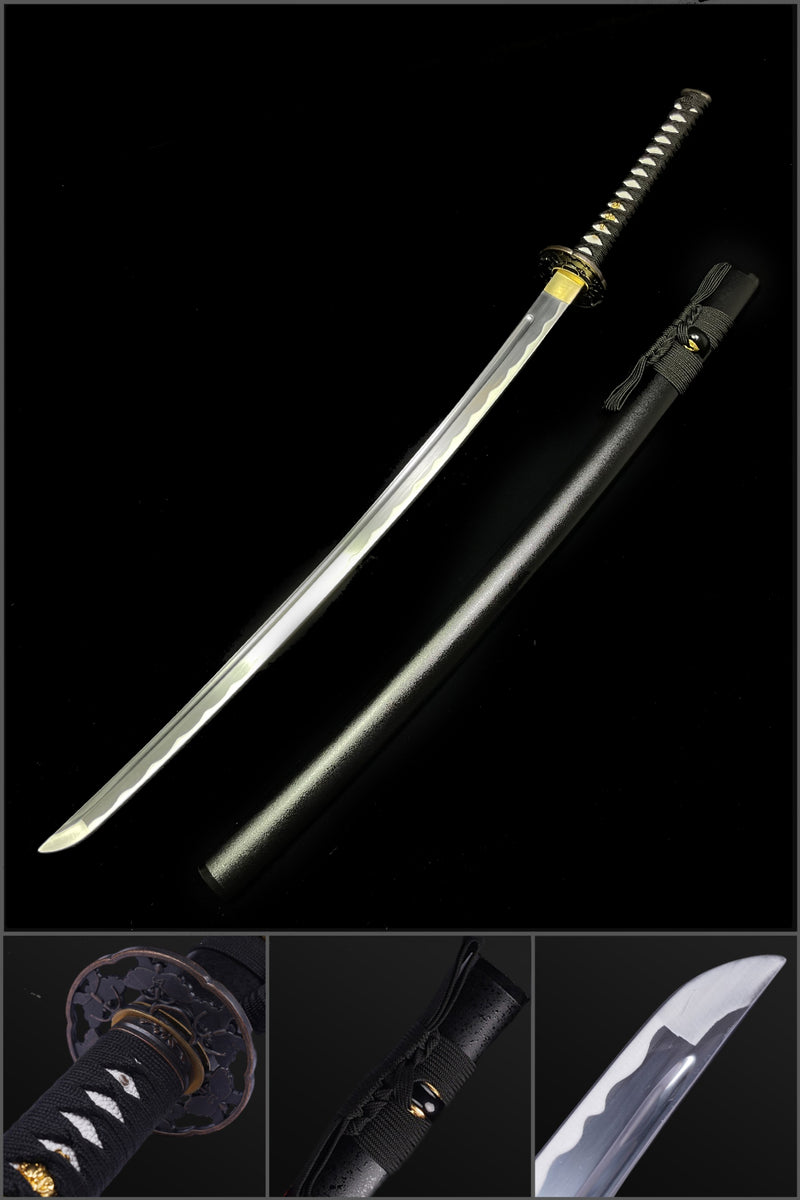 Hand Forged Japanese Iaito Practice Sword Carbon Blade Alloy Tsuba Uns 