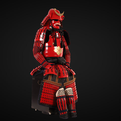 Rust Armorer Inspired Samurai Armor – Red Battle Edition

