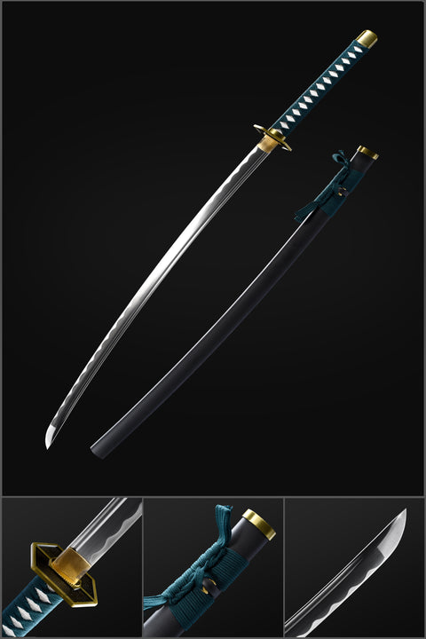 bleach anime sword aizen sosuke Kyoka Suigetsu Zanpakuto 1060 Steel Blade bleach characters HY-0018-U