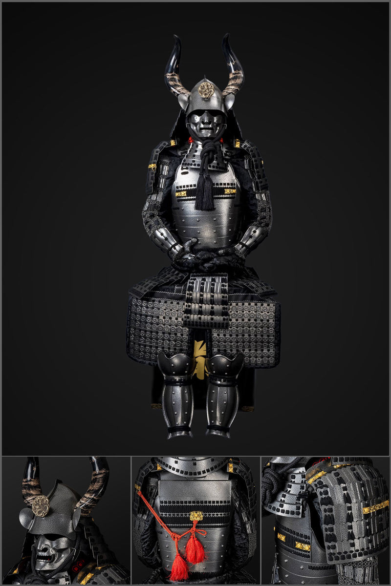 Handgefertigte lebensgroße japanische Samurai-Rüstung des Sanada Nobuy 