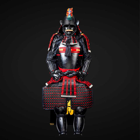 Authentic Samurai Yoroi with Armor of God Prayer Inscription

