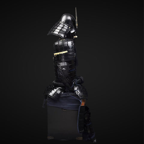Handcrafted Japanese samurai armor, as durable as an M113 armored personnel carrier.

