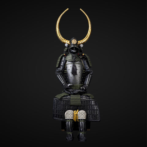 How to exit power armor in Fallout 4 inspiration, with easy removal mechanisms reflected in the design of the Black Sanada Nobuyuki armor, emphasizing convenience without compromising on protection.

