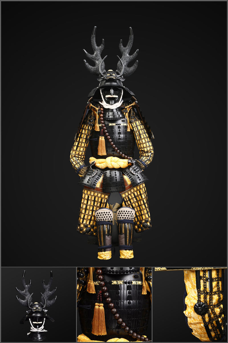 Handmade Honda Tadakatsu Samurai Armor Life-Size, Yoroi with Helmet 