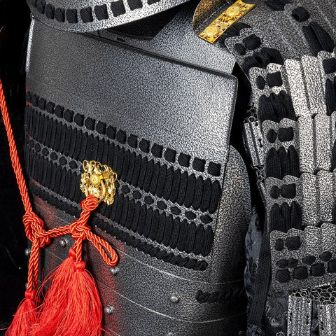Battle-Ready Samurai Armor with How Much Ancient Debris for Full Set of Armor Engraving

