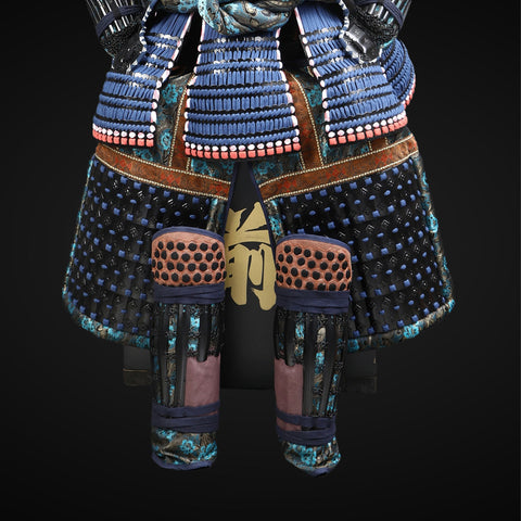 Under Armor Polo Paired with Black & Blue Samurai Armor for Oda Clan

