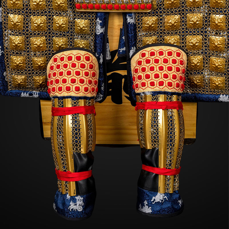 Handmade Life Size Yoroi,Takeda Clan Red Japanese Samurai Armor 
